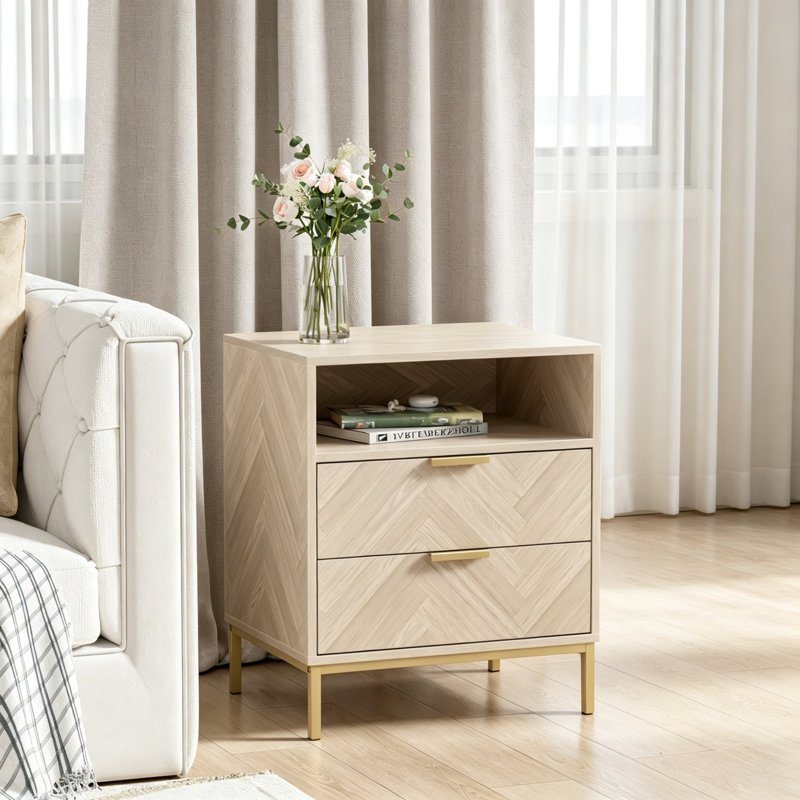 50.2 cm W Bedside Table