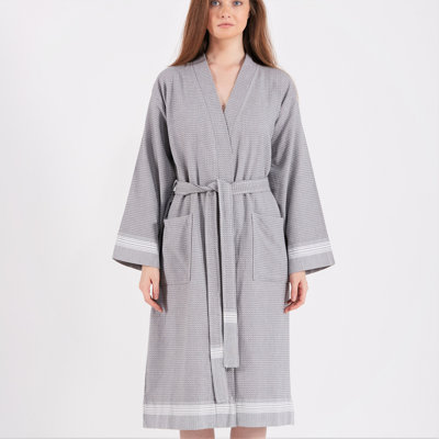Woodcrest Cotton Mid-Calf Bathrobe with Pockets