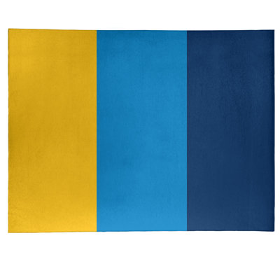 Tapis à rayures en polyester la puissance "la puissance"