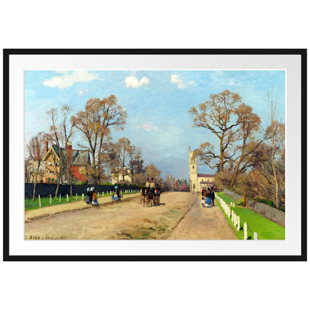 Gerahmter Kunstdruck The Avenue Sydenham von Camille Pissarro