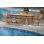 Cyrilmagnin Outdoor 7 - Piece Teak Dining Set