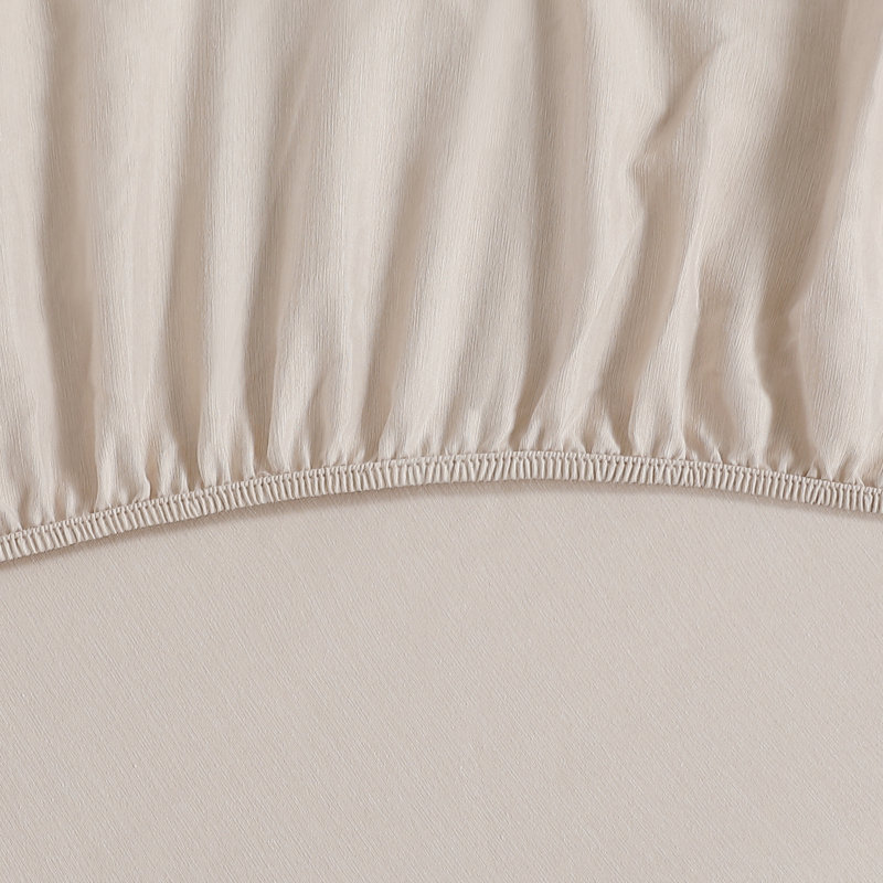 Bamboo Rayon Blend Sheet Set with Extra Pillowcases, Cream, Full Sheet Set + 5 Additional Pieces