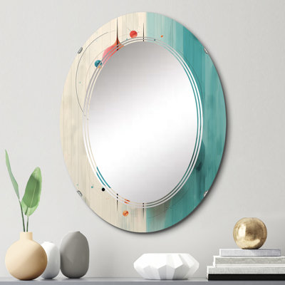 Boynes - Miroir mural moderne ovale