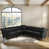 Black Faux Leather selected