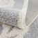 Marilyn Animal Print Machine Woven Polyester Area Rug in Gray