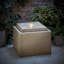 Outdoor Fountain with Lights