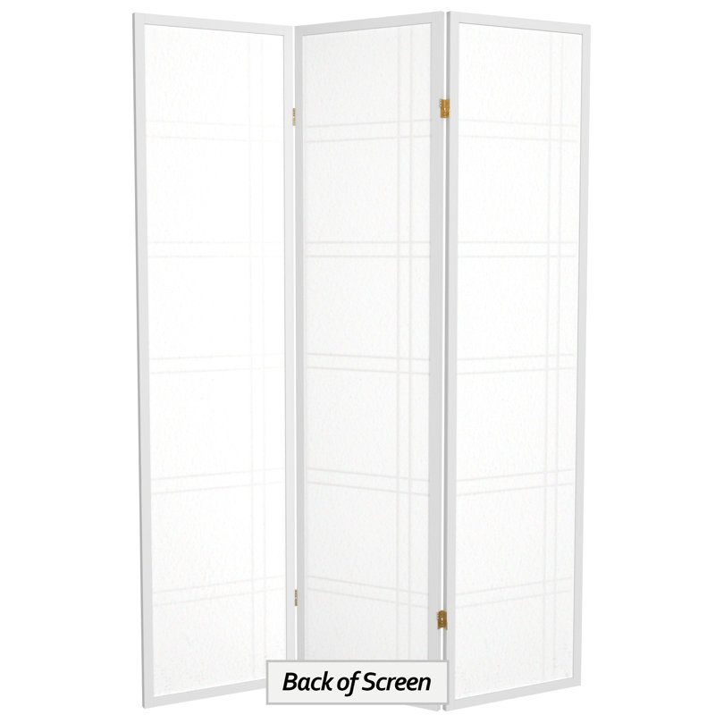 Cloison en papier de riz pliable Keitez, Blanc, 3