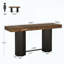 Table bistro avec motif grain de bois