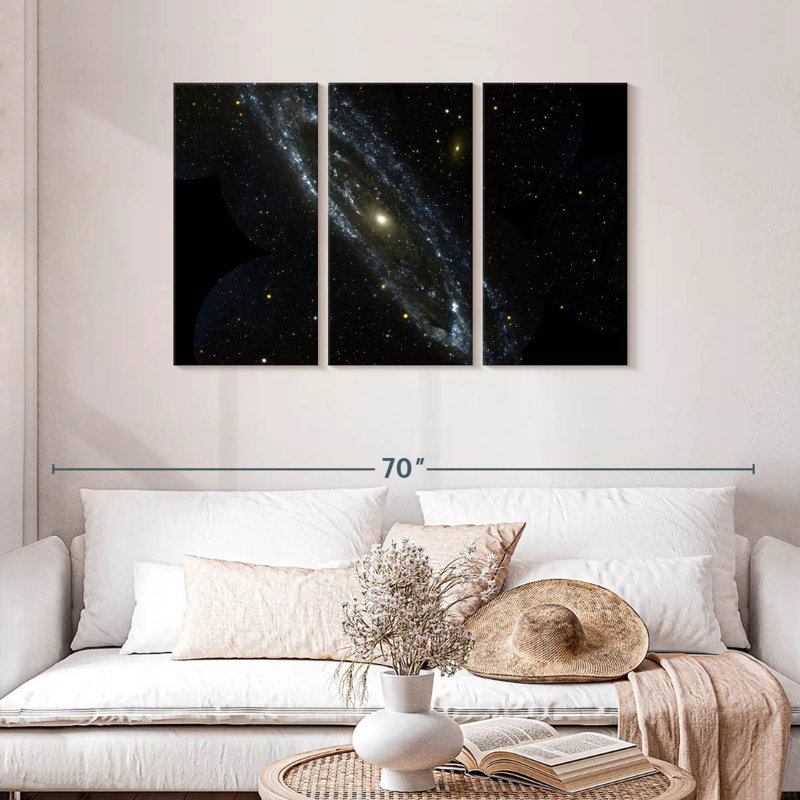 Oberle Andromeda Galaxy, 28" H x 45" W