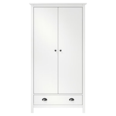 Funkhouser 2 Door Solid Wood Wardrobe