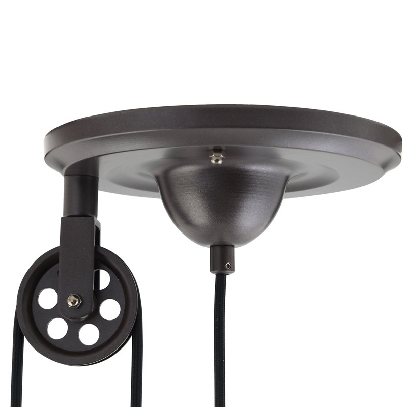 Luminaire suspendu Excavate avec système de poulie