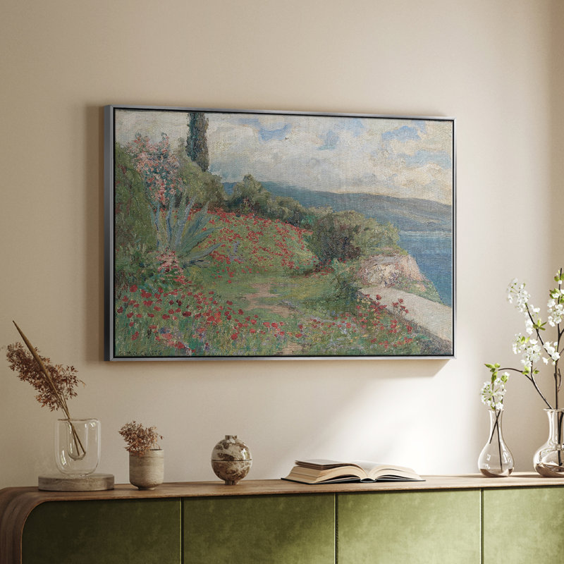 "Vintage Landscape - DL III" sur toile, H 25 po x l 37 po