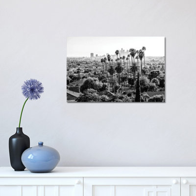 " Black California Series - The Los Angeles Skyline " by Philippe Hugonnard