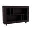 Console console, 5 tablettes, 4 roulettes