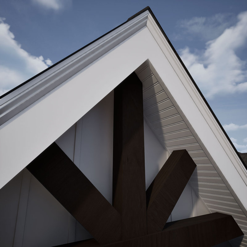 H 7 1/4 po x P 3/4 po x L 96 po, panneau en PVC TrueCraft S4S, blanc, 96 po x 7,25 po x 0,75 po