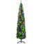 Arbre de Noël artificiel 8 pi avec 8 lumières, 668 branches, 250 lumières DEL colorées et base en acier