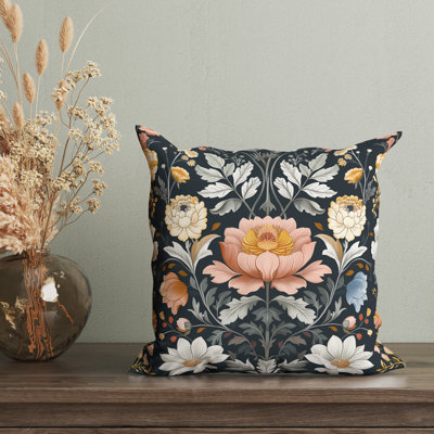 Delphine Floral Reversible Pillow Cover