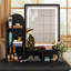 Ensemble coiffeuse avec miroir et tabouret Artilus-732297336
