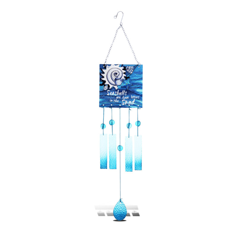Pante Macassar Glass Nautical & Beach Wind Chime