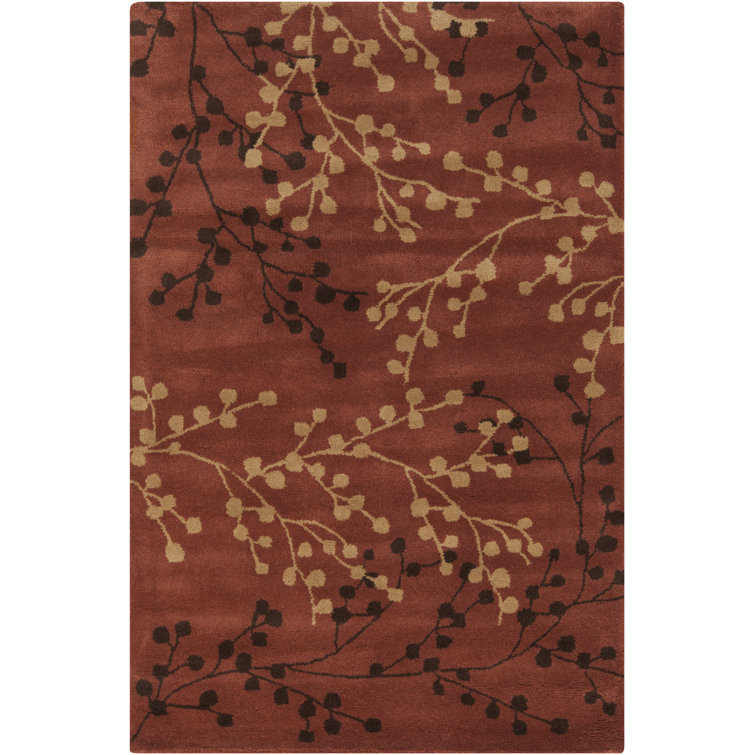 Dedrick Wool Floral Indoor Rug