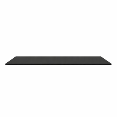 Modern 60 Inch Wide Solid Surface Countertop – Black