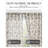 Linen Blend Semi Sheer Pod Pocket Floral Patterned French Country Curtains-1867900612-1867900615