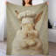 Jeté en flanelle de luxe Bunny Chef-133233131