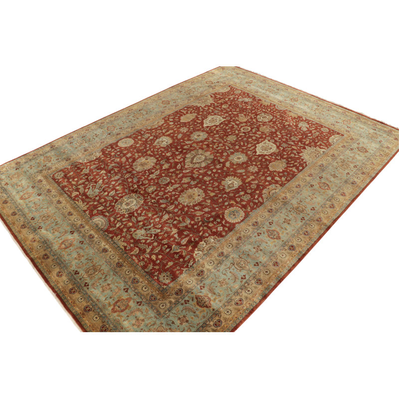 One-of-a-Kind Rectangle 9’9” X 14’6” Hand Knotted Area Rug, Rectangle 11'10" x 15'10"