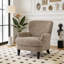 Fauteuil club rembourré Boucle