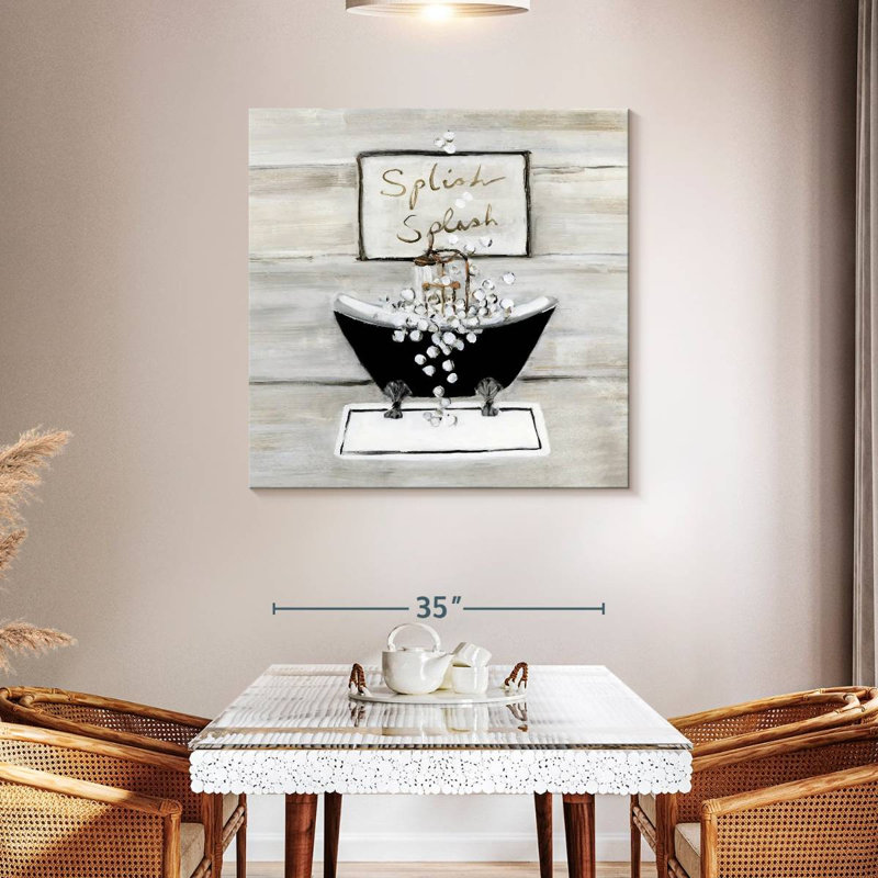 Kerrick Bathroom Splish Splash, 39" H x 39" W