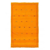 Tapis géométrique en laine / coton géométrique fait à la main 5 pi x 8 pi 6 po