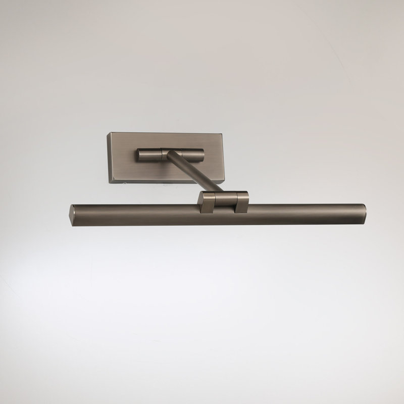 Applique murale à DEL à intensité variable Reed, 3000K, H 3 po x l 11,4 po x P 16,5 po, Nickel brossé