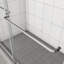 Porte de douche à dérivation, porte coulissante, avec verre trempé de 1/4 po-114719562