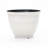 Avalynn Ivory Bell Round Recycled Plastic Pot Planter