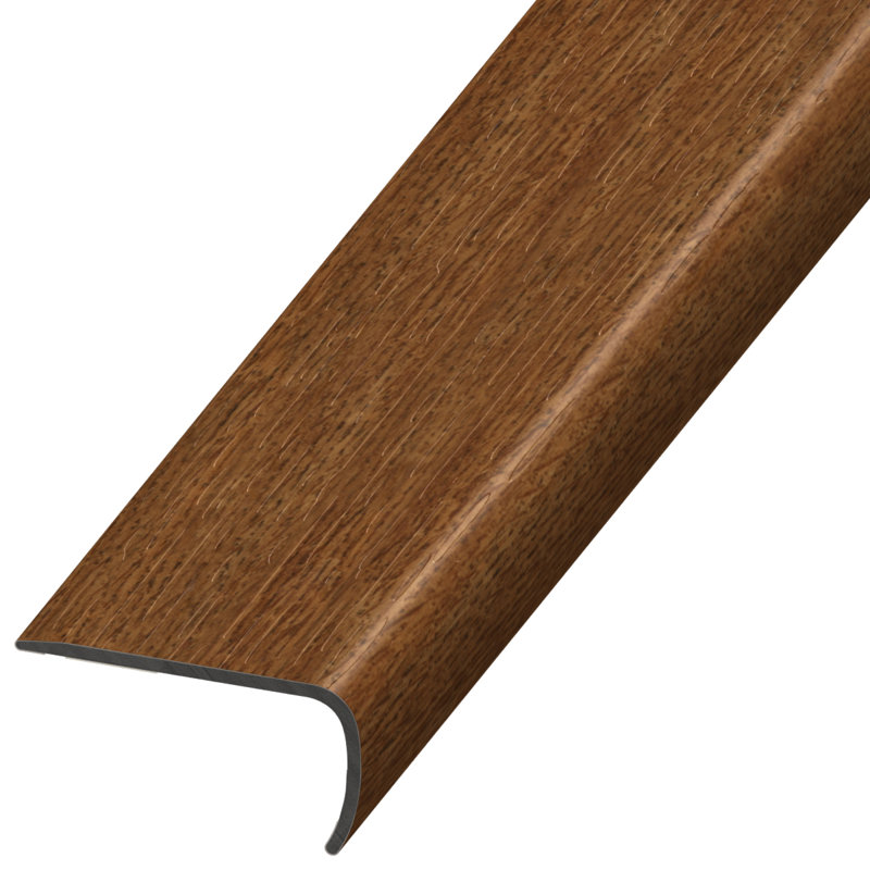 Plastic 2'' W x 94'' L Stair Nose, Autumn Ashes