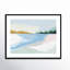 «Soft Coastal I» par Z Isabelle - peinture encadrée-1593383759-1593383755