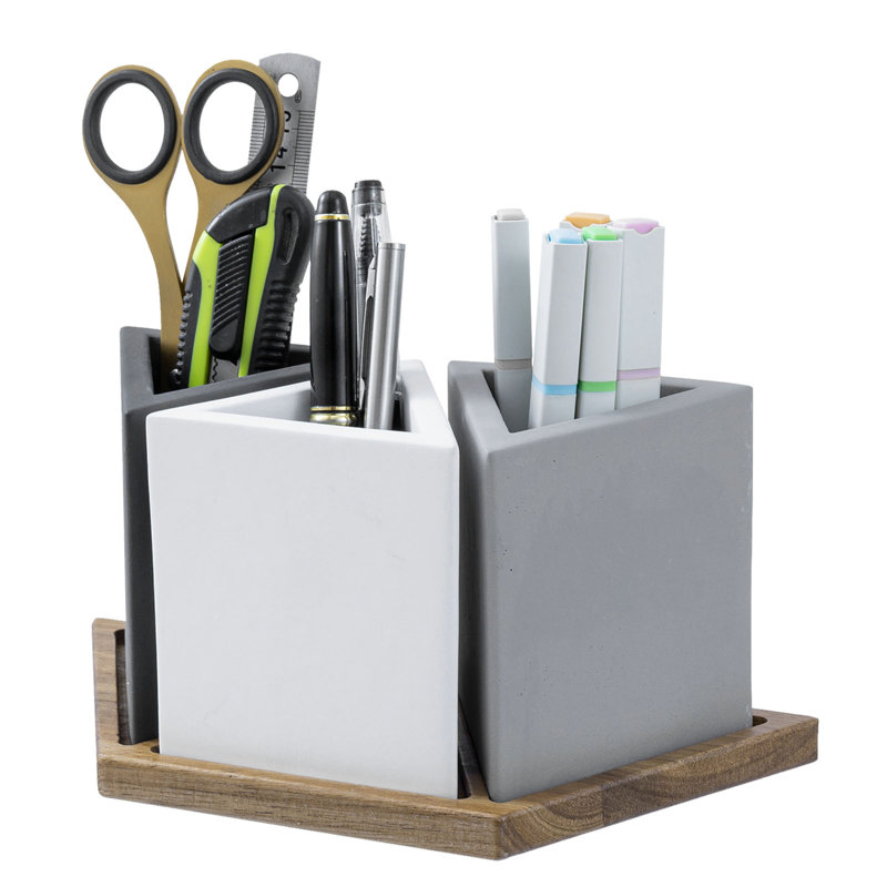 Solid Wood Pen Holder