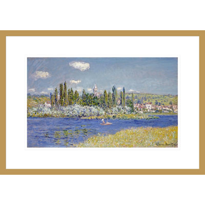«Vetheuil» par Claude Monet, impression giclée sur cadre