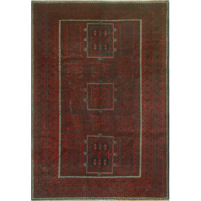 Grindler One-of-a-Kind 6'6" X 9'9" 1980s Wool Area Rug