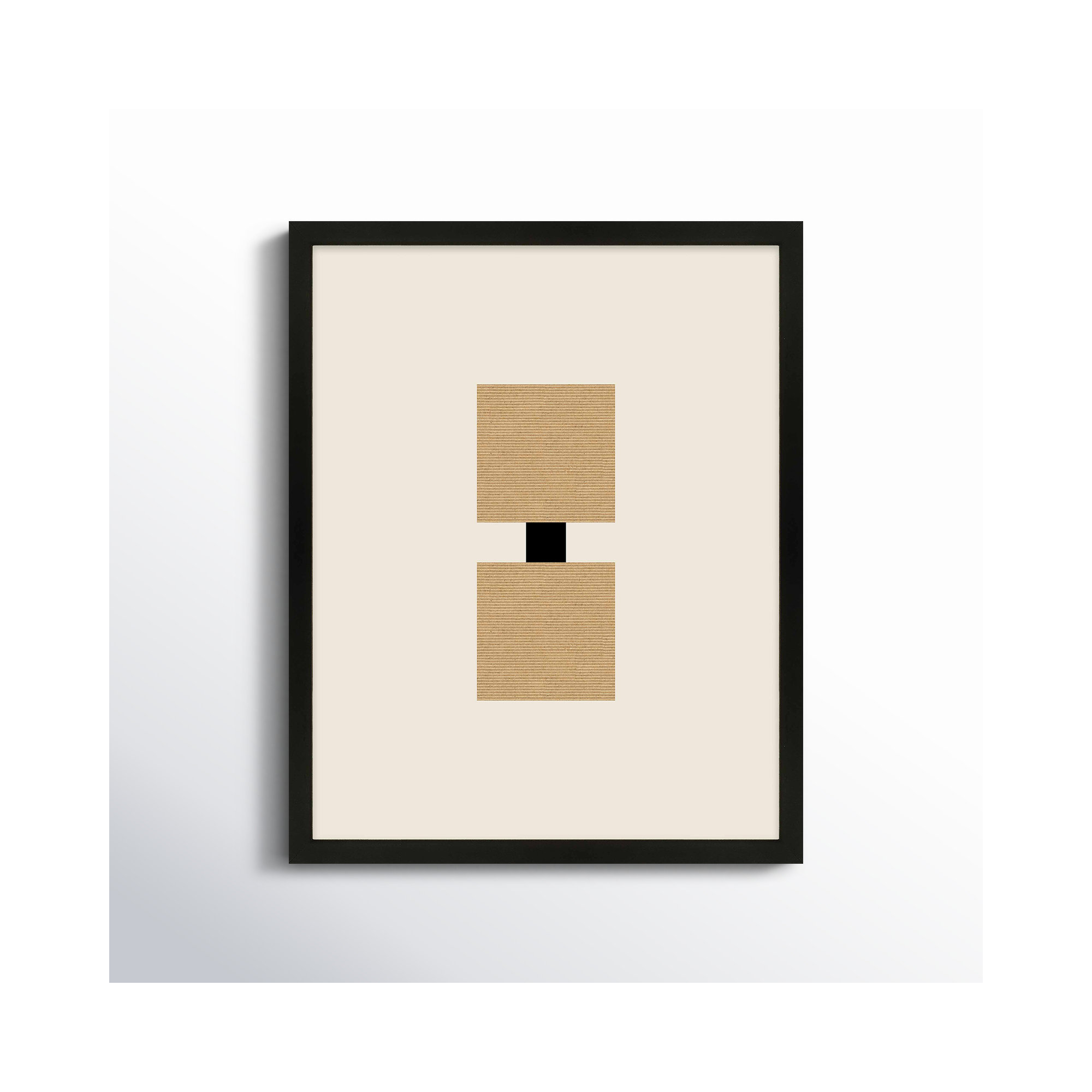 Column 2 by Eleni Psyllaki For Paradissi Digital Art, Black Framed, 20" H x 16" W  x 1.25" D