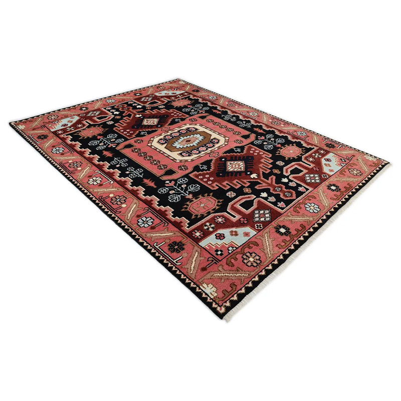 Hand Knotted Tencel Oriental Indoor Rug, Rectangle 8' x 10'