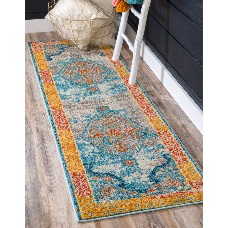 Jahanna Washable Oriental Indoor Rug, Runner 2' x 6'9"