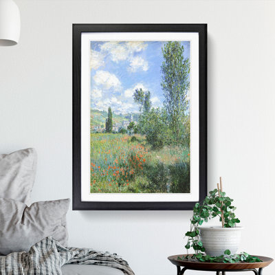 View of Vetheuil Vol.2 by Claude Monet - Picture Frame Painting