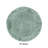Zilla 100% Cotton Tufted Bath Rug, Ultra Soft & Absorbent, Non-Slip Spray Latex Backing, Luxurious Ruffle Border, 30" Round, Sage-981820487