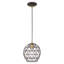 Luminaire suspendu simple à 1 lumière Lucilo-116654552