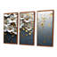 Ensemble de salon art mural blanc et bleu Meadow Charm III - Cornflowers-866223091-866223088