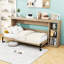 Lit escamotable en bois avec tablettes intégrées-2060741104-2062269899