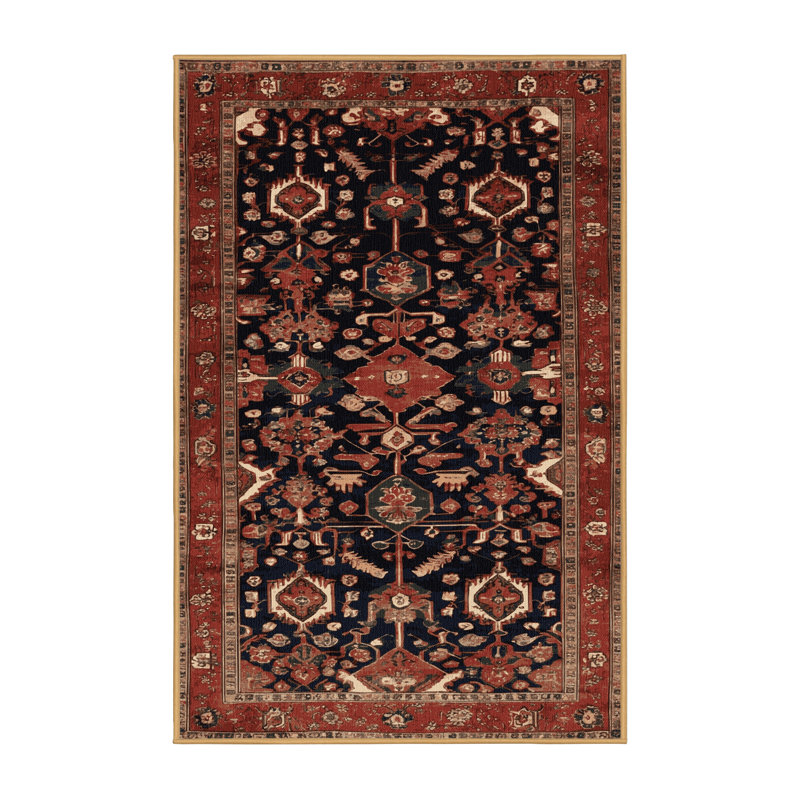 Tapis brun lavable à la machine, Rectangulaire 8 pi x 12 pi
