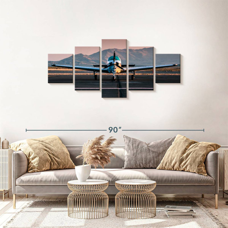 Mehar Private Aeroplane, 30" H x 68" W