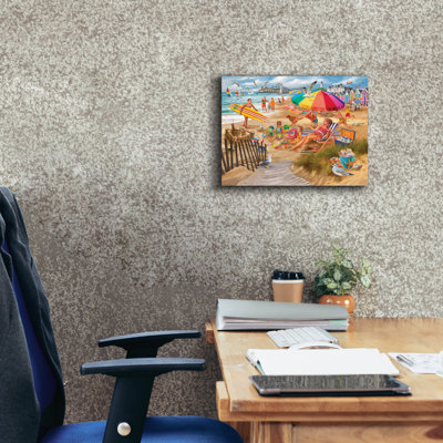 Art mural sur toile Beachcrest Home ™ «Seaside Summer Fun» par Bigelow